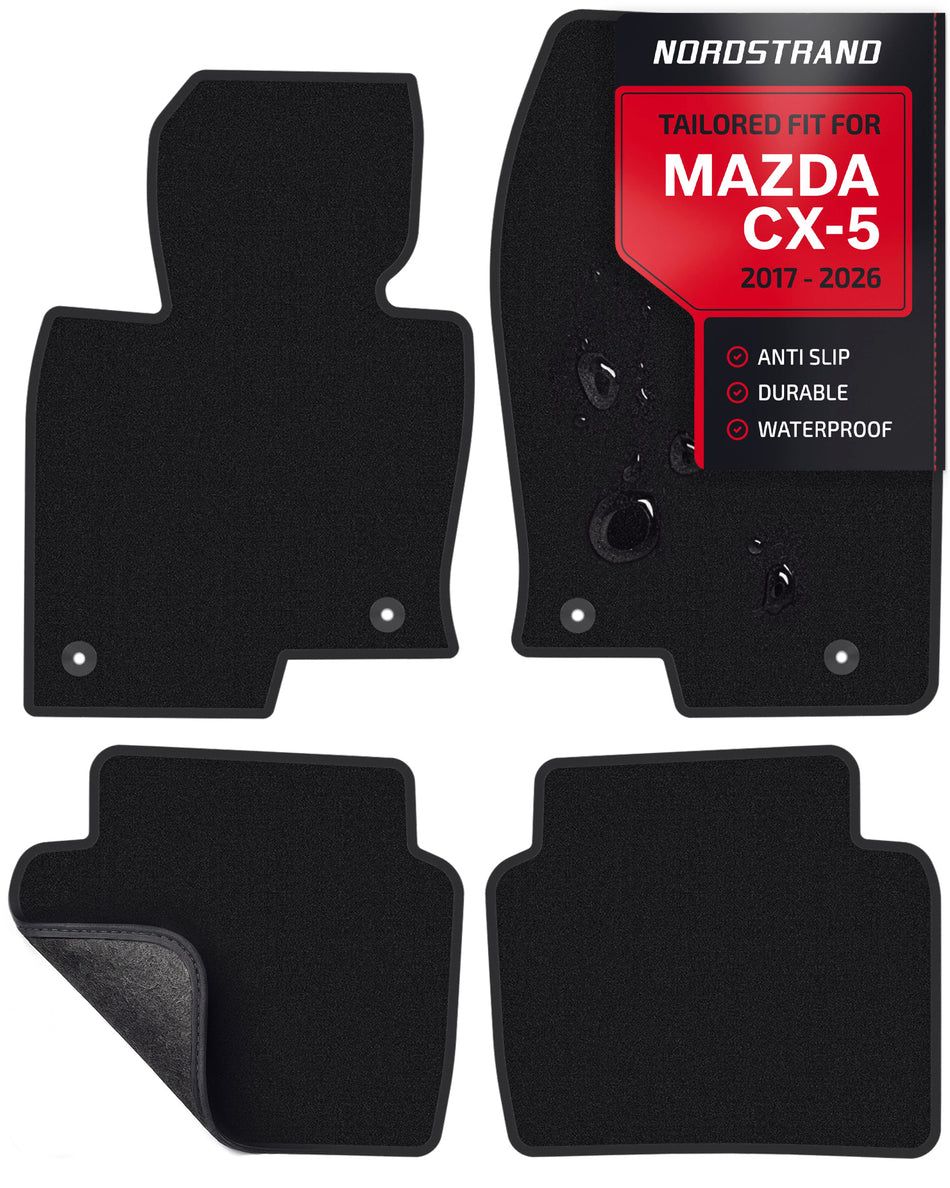 Set of 4 Floor Mats for 2017-2026 Mazda CX-5