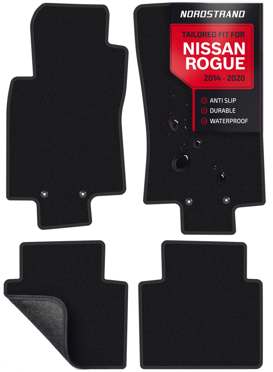 Set of 4 Floor Mats for 2014-2020 Nissan Rogue