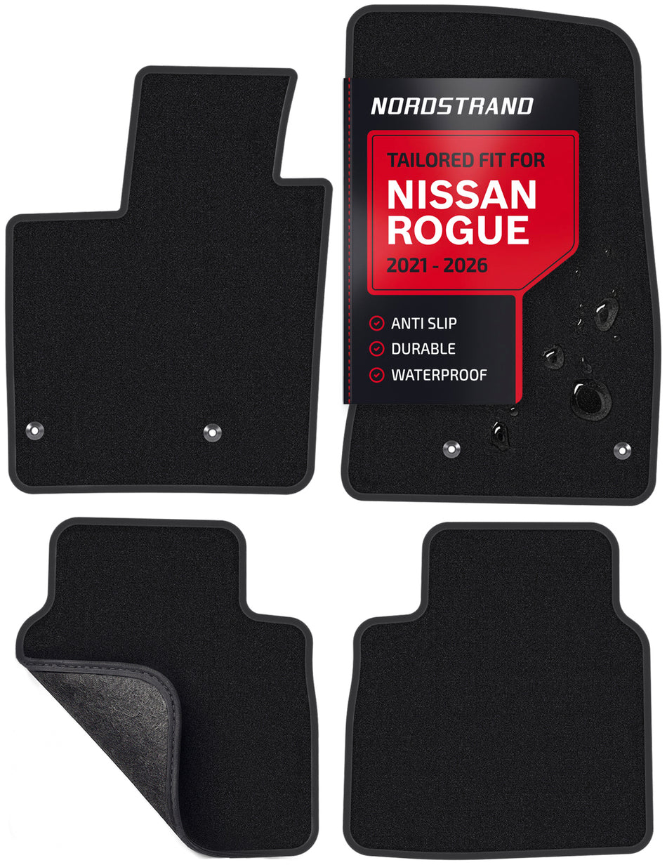 Set of 4 Floor Mats for 2021-2026 Nissan Rogue