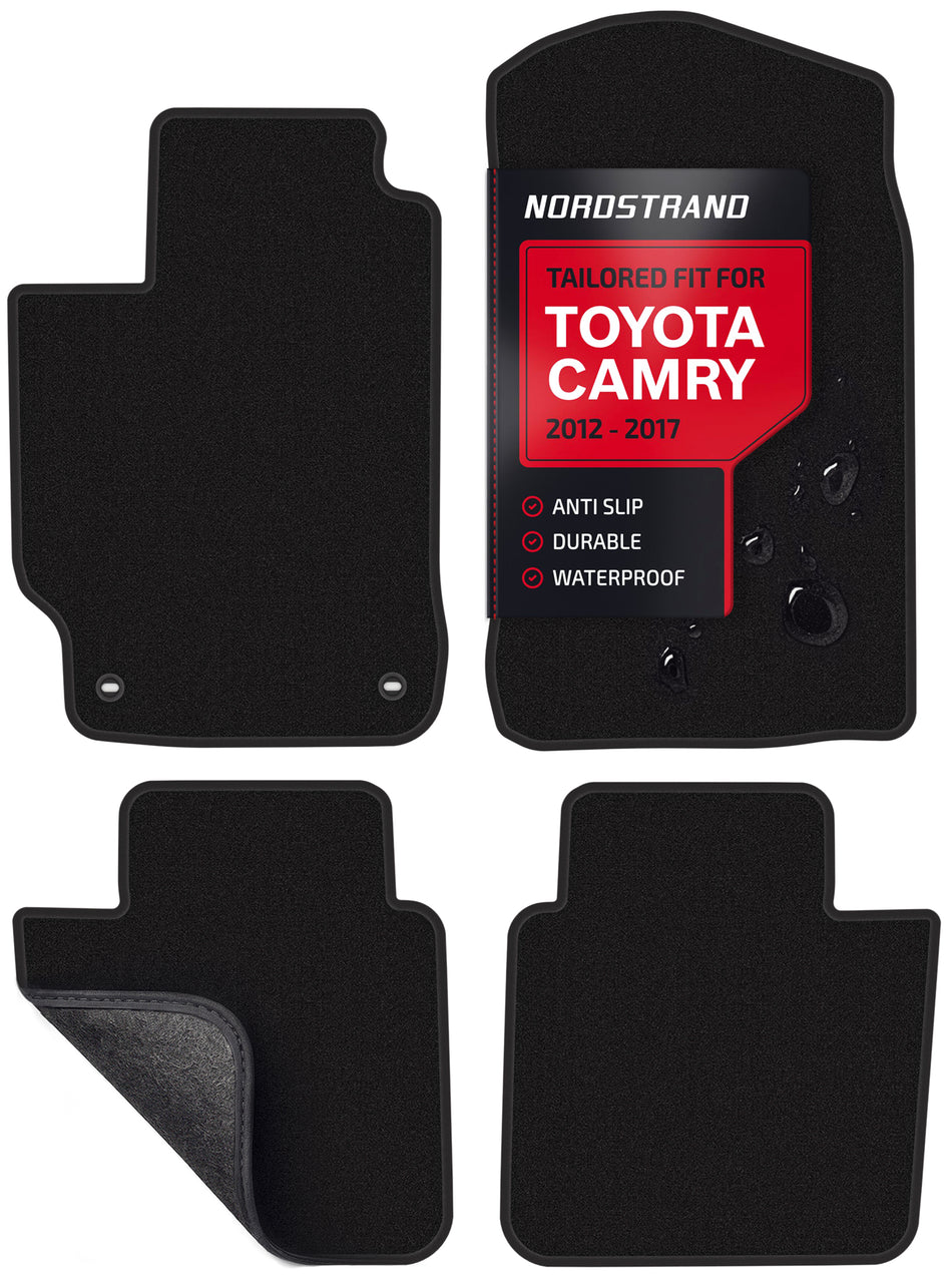 Set of 4 Floor Mats for 2012-2017 Toyota Camry