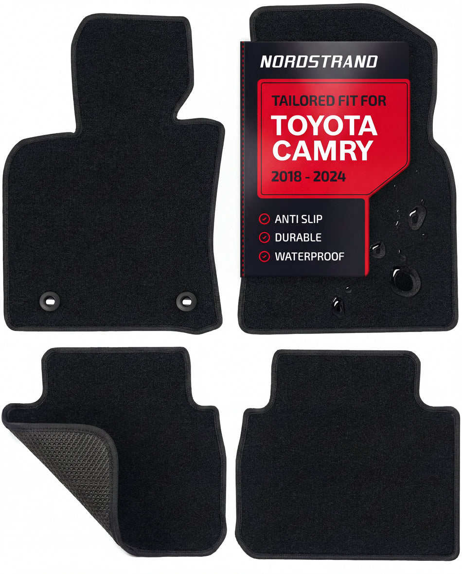 Set of 4 Floor Mats for 2018-2025 Toyota Camry