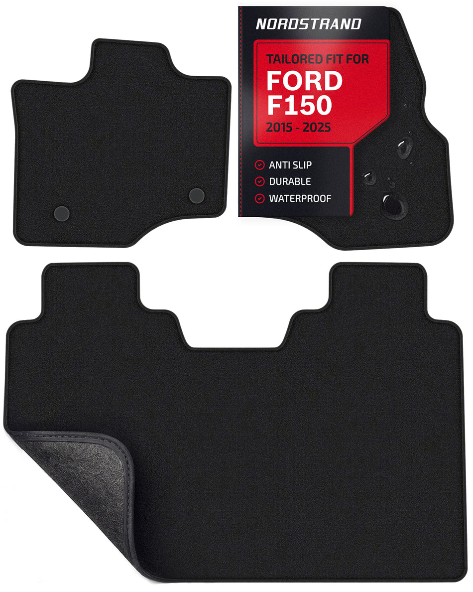 Floor Mats for 2015-2025 Ford F-150 SuperCrew Cab Lightning Truck