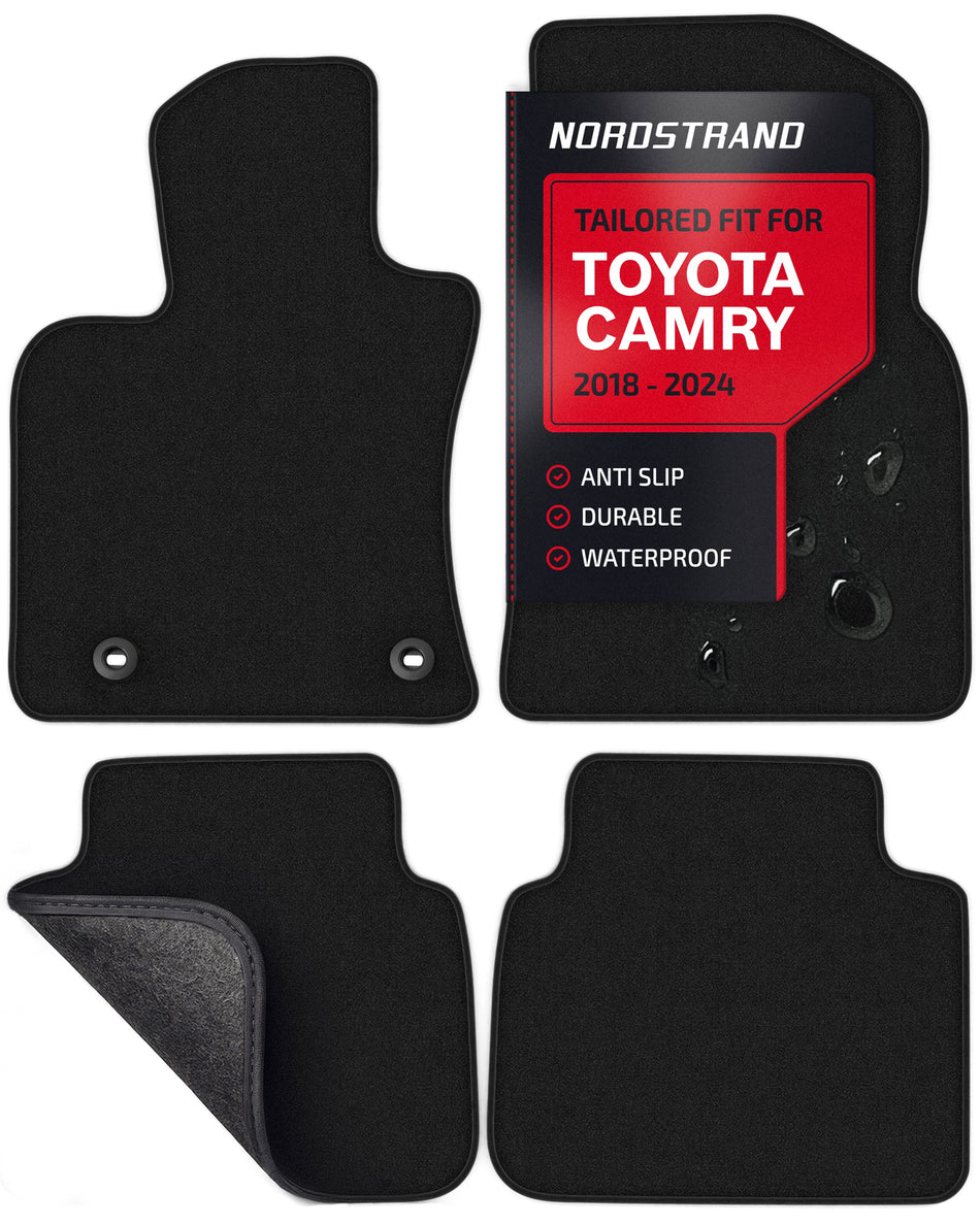 Set of 4 Floor Mats for 2018-2025 Toyota Camry
