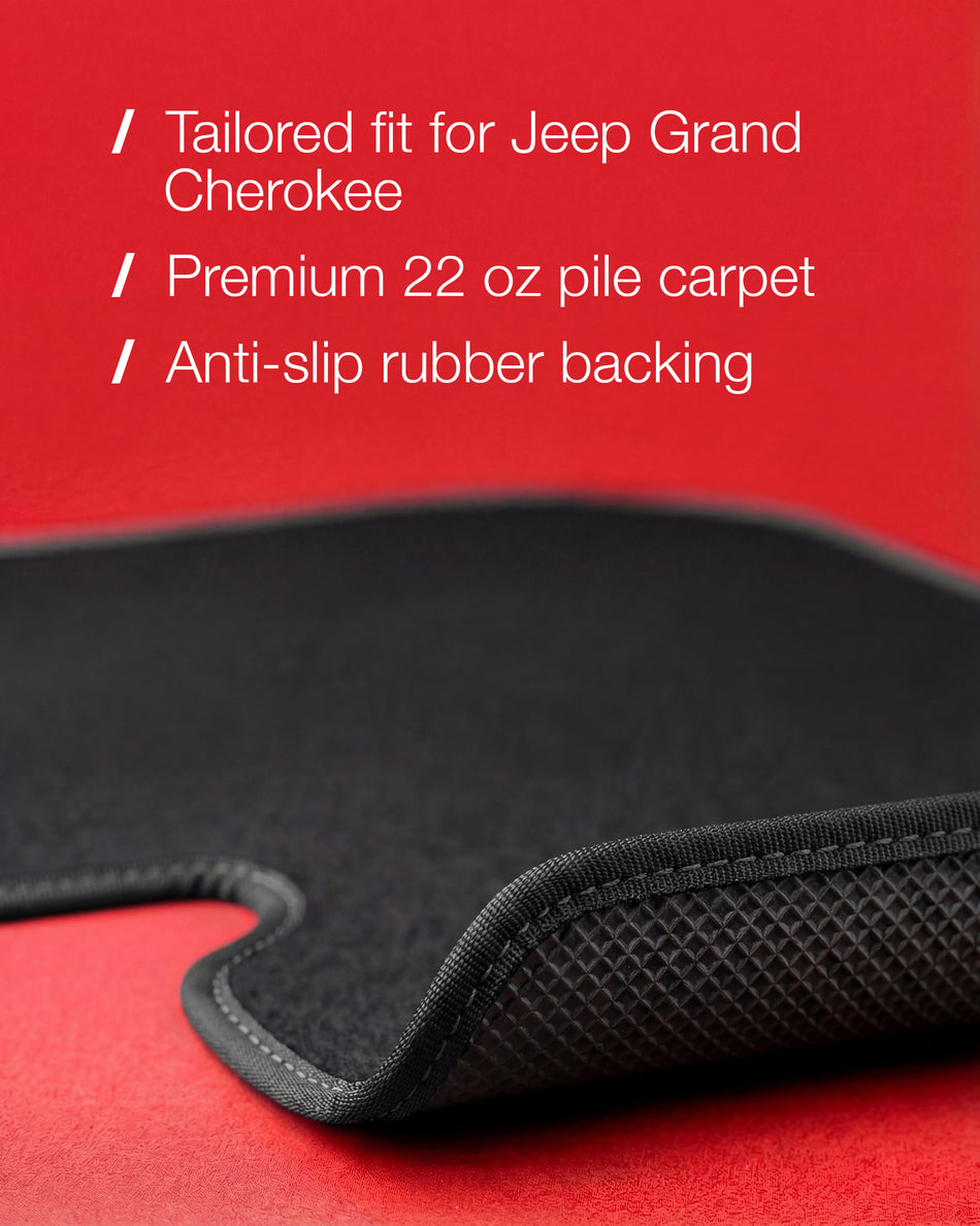 Set of 4 Floor Mats for 2011-2022 Jeep Grand Cherokee WK2