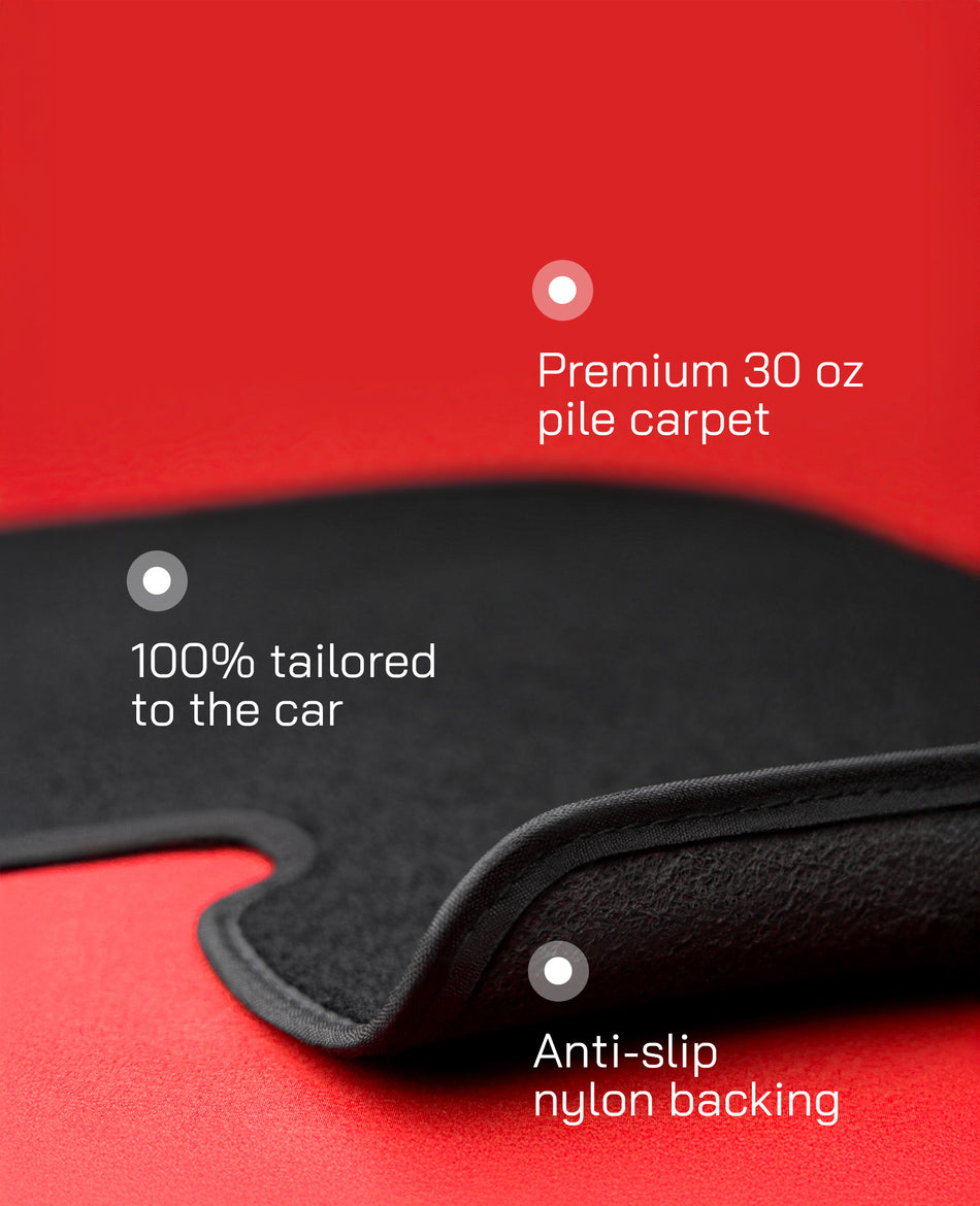 Set of 3 Floor Mats for 2017-2023 Tesla Model 3